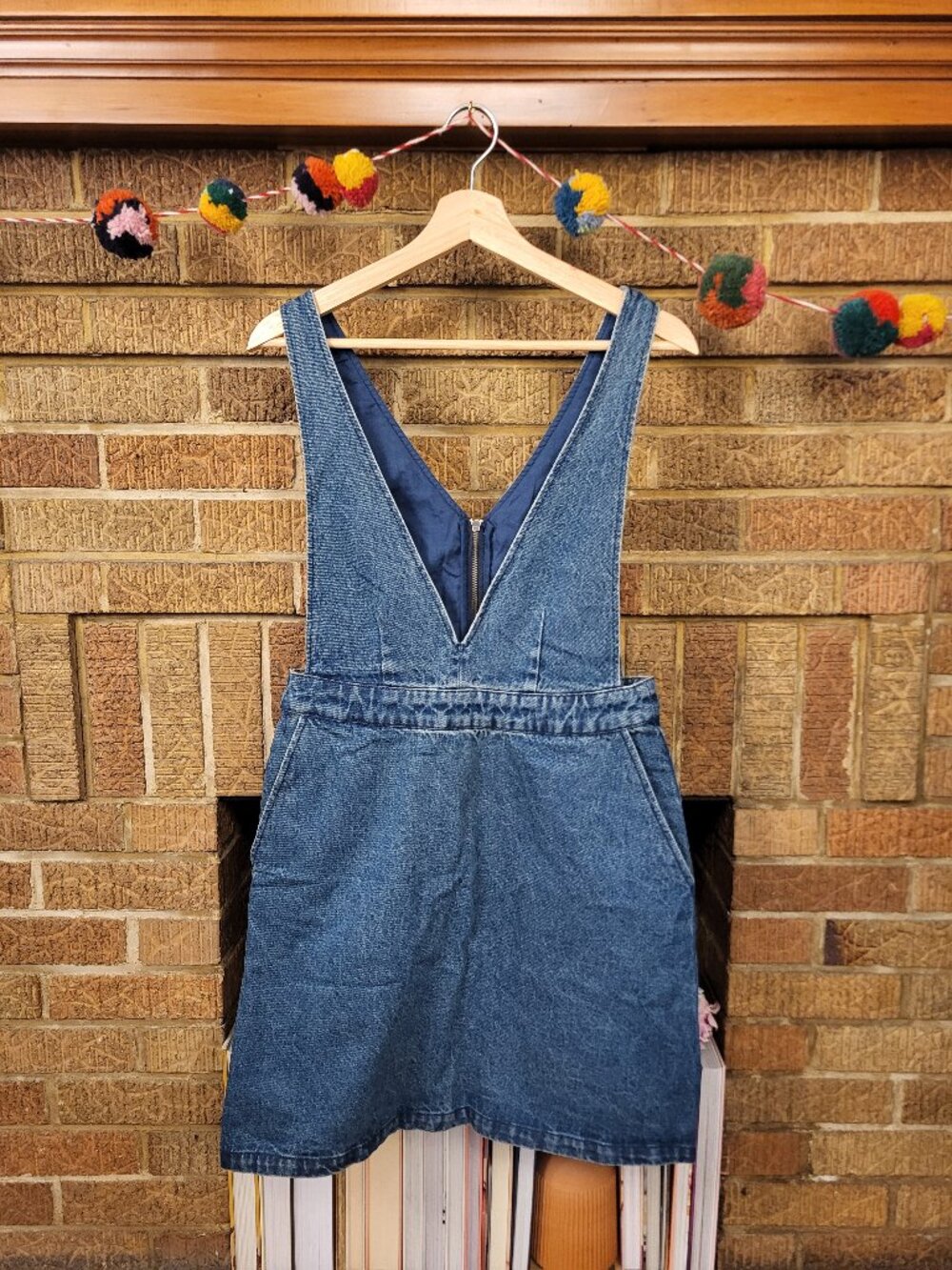 Frank & Oak Zip-Up Overall Dress w. Pockets
